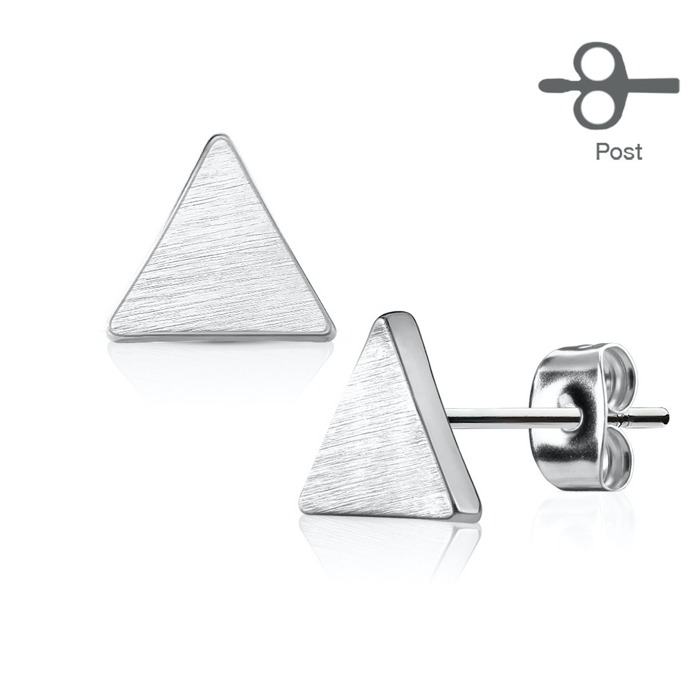 Delicate Triangle Post Earrings